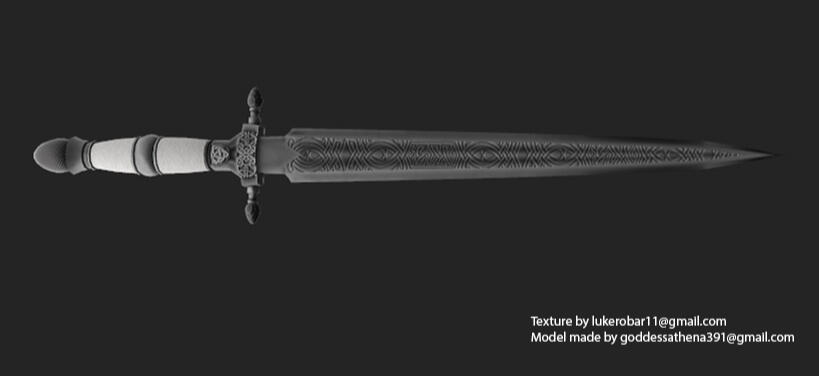 I only created the texture for the model. The model itself is made by goddessathena391@gmail.com